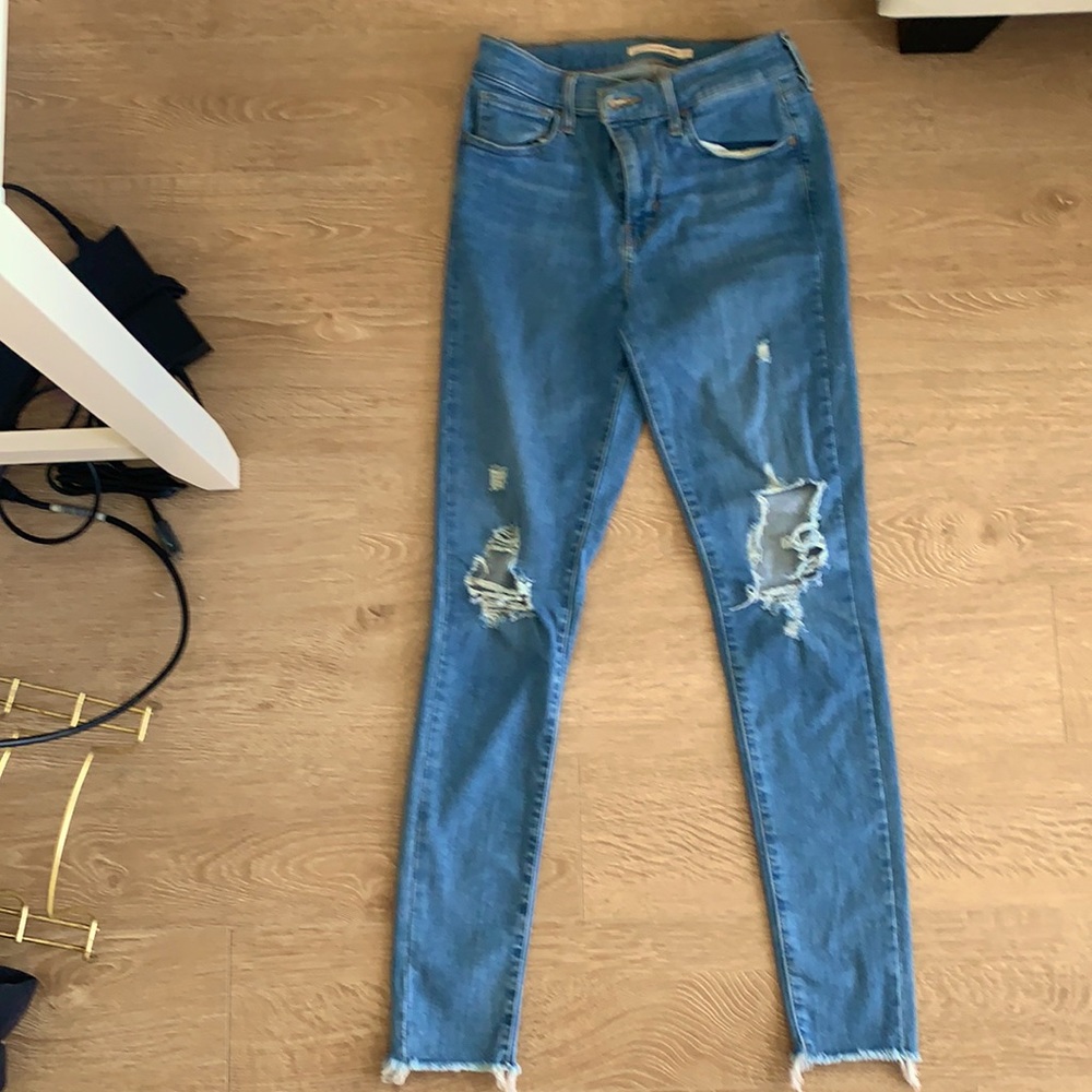 Levi’s 720 distressed denim